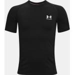 T-shirts Under Armour HeatGear noirs en fil filet Taille 10 ans pour garçon de la boutique en ligne Underarmour.fr avec livraison gratuite 