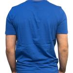 T-shirts col rond Puma Active bleus en polyester à manches courtes à col rond Taille L look urbain pour homme 