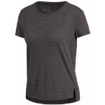 T-shirts longs adidas Performance gris à rayures en fil filet Taille S pour femme en promo 