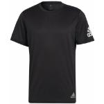 Maillots de running adidas Run It noirs respirants Taille M pour homme 