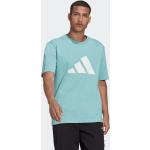 T-shirts adidas Sportswear turquoise Taille M look sportif pour homme en promo 