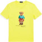 T-shirts col rond de créateur Ralph Lauren Polo Ralph Lauren jaunes en jersey à col rond Taille L pour homme 