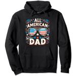 T-shirt All American Dad - Drapeau américain patriotique 4 juillet assorti Sweat à Capuche