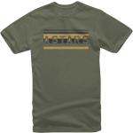 T-shirts Alpinestars verts Taille L look militaire pour homme 