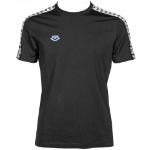 T-shirts Arena noirs à rayures en jersey Taille XXL rétro pour homme en promo 