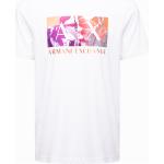 T-shirts basiques de créateur Armani Exchange blancs Taille S look casual pour homme en promo 