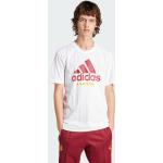 T-shirts adidas Graphic blancs AS Roma Taille XS pour homme 