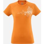 T-shirts Millet orange Taille S look fashion pour femme 