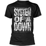 T-shirt avec logo Distressed System of A Down - Noir - Large