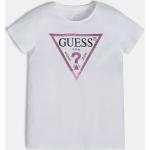 T-shirts à col rond Guess Kids blancs à logo en coton bio éco-responsable lavable à la main Taille 6 mois classiques pour bébé de la boutique en ligne Guess.eu avec livraison gratuite 
