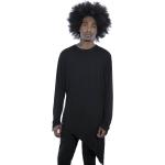 T-shirts Killstar noirs en soie asymétriques à manches longues à manches longues Taille S look fashion pour homme 