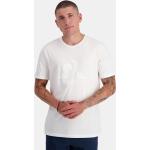 T-shirts col rond Le Coq sportif blancs en coton à manches courtes à col rond Taille L look monochrome pour homme 