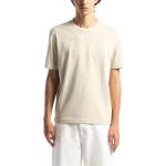 T-shirts à imprimés de créateur HUGO BOSS BOSS beiges à logo en coton à col rond Taille M look casual pour homme en promo 