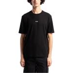 T-shirts à imprimés de créateur HUGO BOSS BOSS noirs à logo en coton à col rond Taille L look casual pour homme 