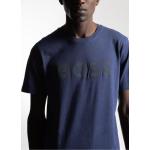 T-shirts col rond de créateur HUGO BOSS BOSS bleus en coton à manches courtes à col rond Taille L pour homme 