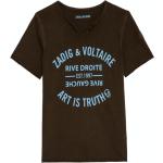 T-shirts à manches courtes Zadig & Voltaire kaki en coton Taille 12 ans pour garçon de la boutique en ligne Zadig-et-Voltaire.com 