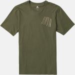 T-shirts verts à manches courtes bio à manches courtes pour homme 
