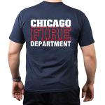 T-shirt Chicago Fire Dept, standard blanc/rouge, b