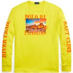 T-shirts à imprimés de créateur Ralph Lauren Polo Ralph Lauren jaunes en jersey Taille S classiques pour homme 