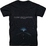 T-shirt « Close Encounters of The Third » Steven Spielberg 1977 Aliens, Noir , L