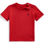 T-shirts à col rond de créateur Ralph Lauren Polo Ralph Lauren rouges en jersey enfant 
