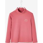 T-shirts à col roulé Vertbaudet roses en coton Taille 4 ans pour fille de la boutique en ligne Vertbaudet.fr 