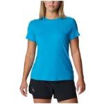 T-shirts techniques Columbia bleus Taille M pour femme en promo 