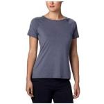 T-shirts Columbia Peak to Point bleus à manches courtes Taille M pour femme en promo 