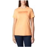 T-shirts à imprimés Columbia orange à manches courtes Taille M classiques pour femme en promo 
