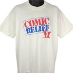 T-Shirt Comic Relief Vi Vintage Des Années 90, 1994 Robin Williams, Fabriqué Aux États-Unis Pour Homme, Taille Xl