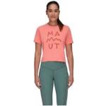 T-shirts Mammut Massone roses en coton bio éco-responsable Taille S pour femme en promo 