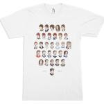 T-Shirt David Bowie Evolution/T-Shirt 100 % Coton Toutes Les Tailles Pour Hommes Et Femmes | Aj-204