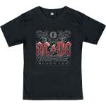 T-shirts à col rond noirs en coton AC/DC bio éco-responsable pour bébé de la boutique en ligne Emp-online.fr 