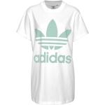 T-shirt de Big Trefoil Adidas pour femmes WHITE/BLUGRN 36