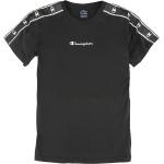 T-shirts Champion noirs en coton look streetwear pour garçon de la boutique en ligne Emp-online.fr 