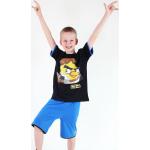T-shirts bleus en coton Angry Birds Taille 12 ans look fashion pour garçon de la boutique en ligne Metalmonde.fr 