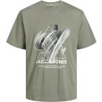 T-shirts à col rond Jack & Jones verts en coton look streetwear pour garçon de la boutique en ligne Emp-online.fr 