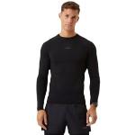 T-shirt de tennis pour hommes (manche longues) Björn Borg Running Seamless LS T-Shirt - black beauty noir S male