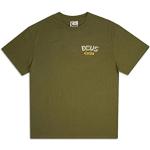 T-shirts Deus Ex Machina vert olive à manches courtes à manches courtes Taille L look fashion pour homme 