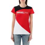 T-shirts rouges en coton MotoGP look fashion pour femme 
