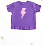 T-shirts violets en coton à motif lapins enfant 