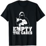 T-Shirt Empty The Cages ALF Animal Liberation Devant Vegan T-Shirt