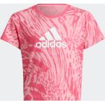 T-shirts à imprimés adidas Hybrid magenta à imprimé animal en coton à motif animaux enfant look sportif en promo 