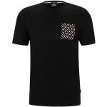 T-shirts de créateur HUGO BOSS BOSS noirs imprimé africain en coton à motif Afrique Taille 3 XL pour homme 