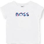 T-shirts à manches courtes HUGO BOSS BOSS blancs à logo en coton de créateur Taille 14 ans pour fille de la boutique en ligne Hugoboss.fr avec livraison gratuite 