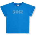 T-shirts à manches courtes HUGO BOSS BOSS bleus à logo en coton de créateur Taille 14 ans look casual pour garçon de la boutique en ligne Hugoboss.fr avec livraison gratuite 
