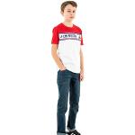 T-shirts à manches courtes Le Coq sportif rouges enfant look sportif 
