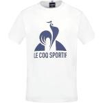 T-shirts à manches courtes Le Coq sportif blancs enfant Taille 14 ans look sportif en promo 