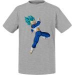 T-shirts bleus Pays enfant Dragon Ball Vegeta look fashion 