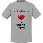 T-shirts à motif Les Alpes enfant look fashion 